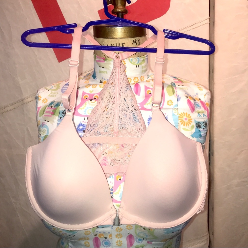 Gap Body Pink 32D Racerback T-shirt Bra